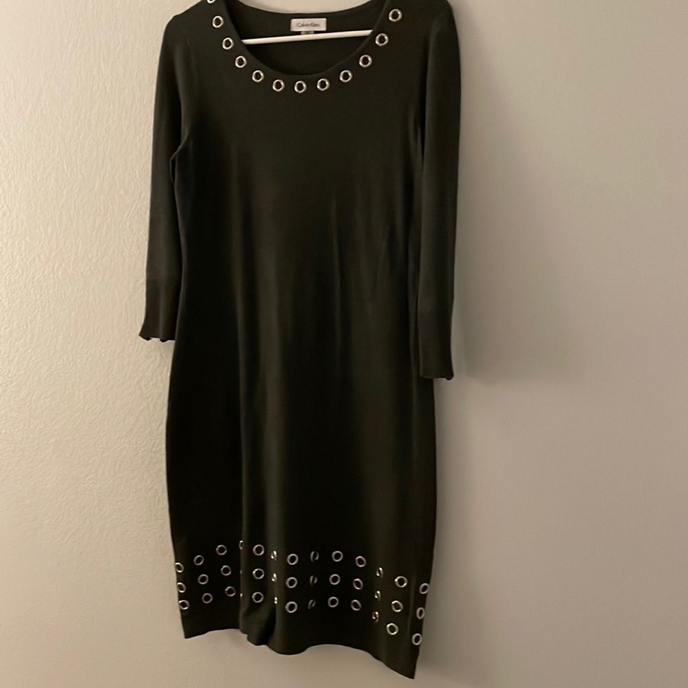Calvin Klein sweater dress.  Gray.  M. Never worn.